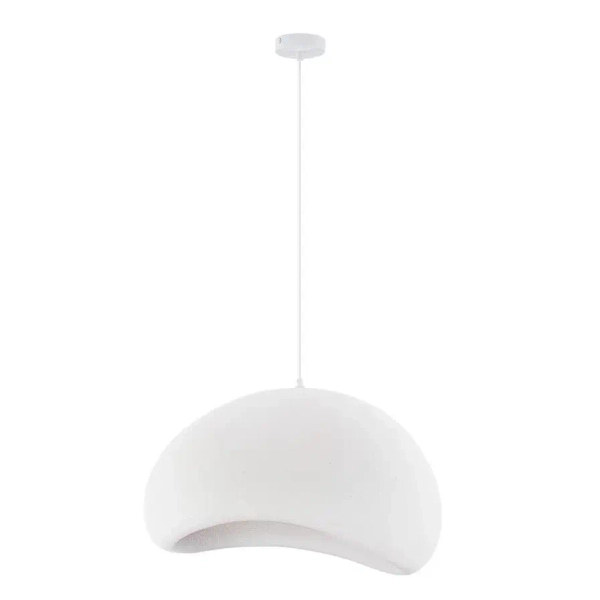 Lampa wisząca kopułowa PALINZA LE45316 do salonu biała