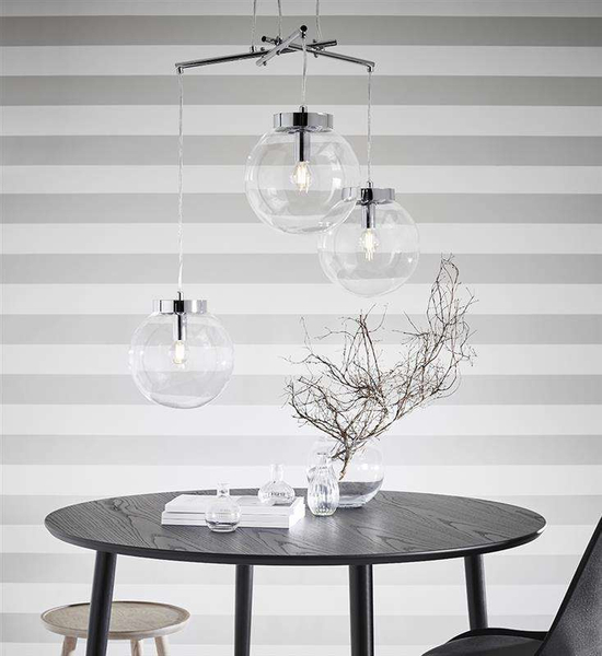 LAMPA wisząca SICILY 107015 Markslojd modernistyczna OPRAWA szklane kule balls kaskada przezroczysta