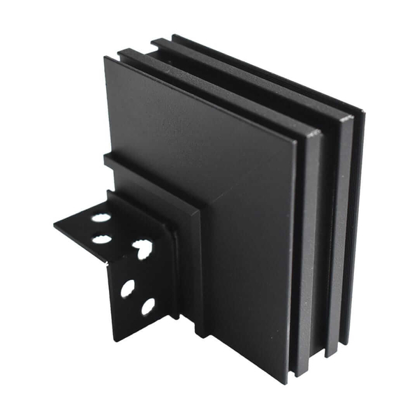 Narożnik podtynkowy dół L Magnetic Track ML6633 magnetyczny czarny