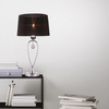 Klasyczna lampa stojąca Bello na stół glamour czarna chrom