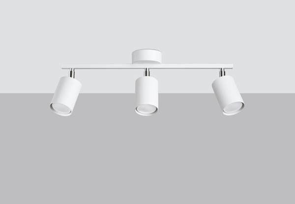 Nasufitowa lampa kuchenna Lemmi SL.1125 Sollux reflektorki białe OUTLET