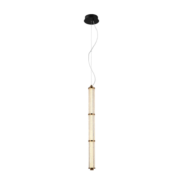 Lampa wisząca Sanpo PND-26384-3V-GD-CL LED 9W 3000K przezroczysta