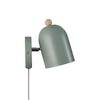 Lampa ścienna do pokoju dziecięcego GASTON 2412671023 zielony