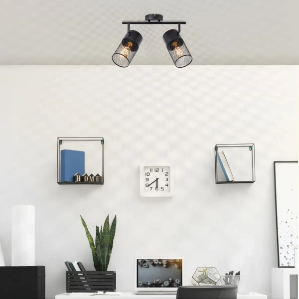 Lampa sufitowa z regulacją Kamolo 99724/76 loftowa czarna