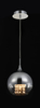 LAMPA wisząca FERMI P140-PL-110-1-N Maytoni szklana OPRAWA glamour ZWIS okrągły z kryształkami chrom przezroczysty