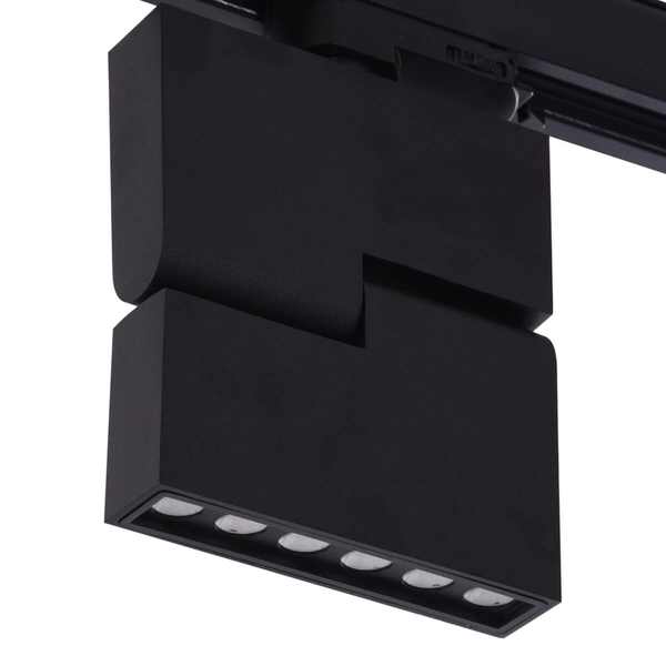 Ruchoma lampa Leon AZ3491 LED 12W 3000K czarna do 3-fazwego szynoprzewodu