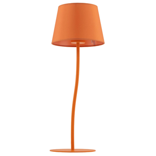 Lampka nocna Nicola 6640 do pokoju dziecięcego pomarańczowa