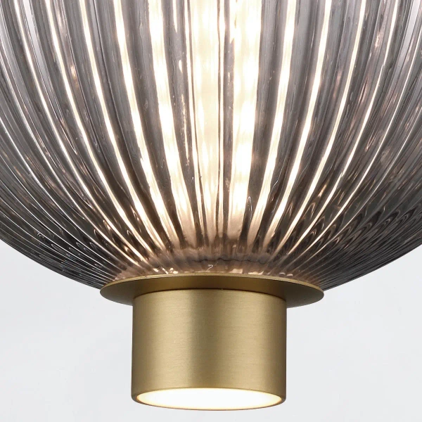 Wisząca lampa nad wyspę Palmas QN-PALMAS-2MP-BG LED 20W 3000K złota