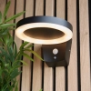 Kinkiet zewnętrzny Ebro 96933 LED 5,88W 3000K IP44 czujnik czarny biały