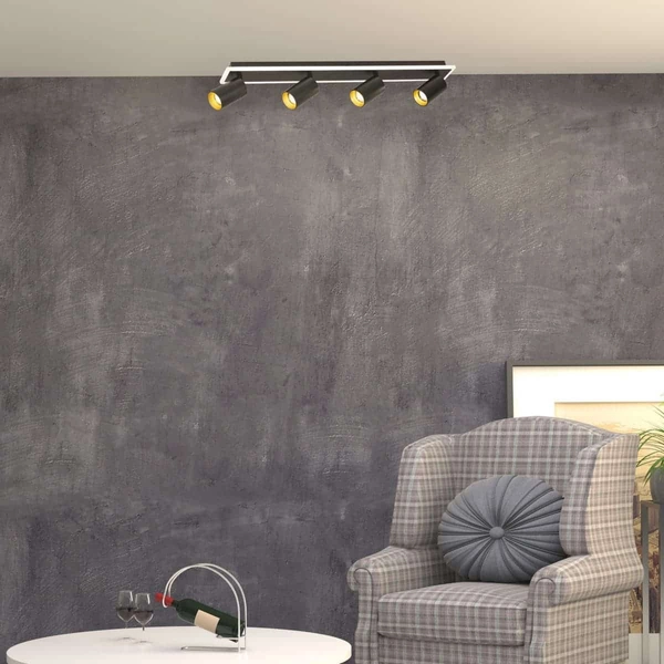 Reflektorki sufitowe Parma LP-0612/4C BK Light Prestige LED 50W 3000-6000K czarne