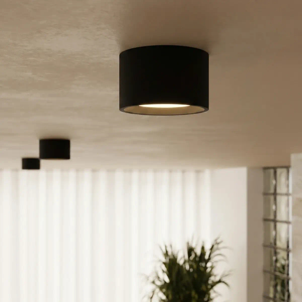 Sufitowa lampa MODO czarna SL.2438 1xGx53 metalowy spot tuba