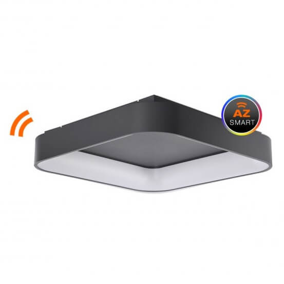 Ściemnialna lampa sufitowa Solvent LED 42W sypialniana biała