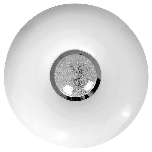 Plafon LAMPA sufitowa VELA ML4401 Milagro okrągła OPRAWA z pilotem LED 24W 3000K - 6000K kryształki białe