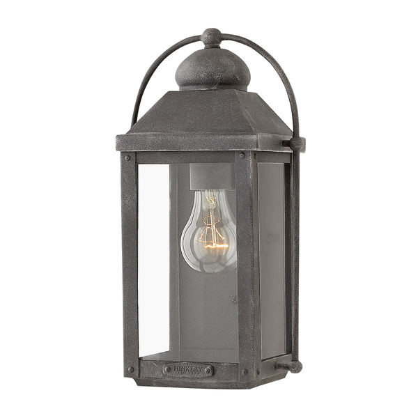 Lampa ścienna do ogrodu QN-ANCHORAGE-S metalowa czarna