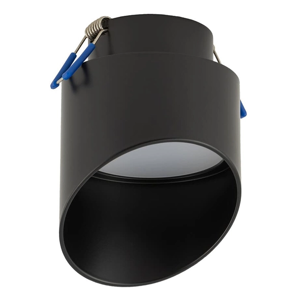 Lampa z klipsem sufitowa Hvar 10487 Nowodvorski punktowa skośna czarna