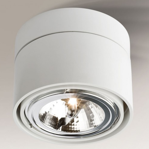Spot LAMPA sufitowa HIMI 7024 Shilo natynkowa OPRAWA metalowa biała