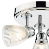 Łazienkowa sufitowa lampa Cedric CED7638 żebrowana IP44 chrom