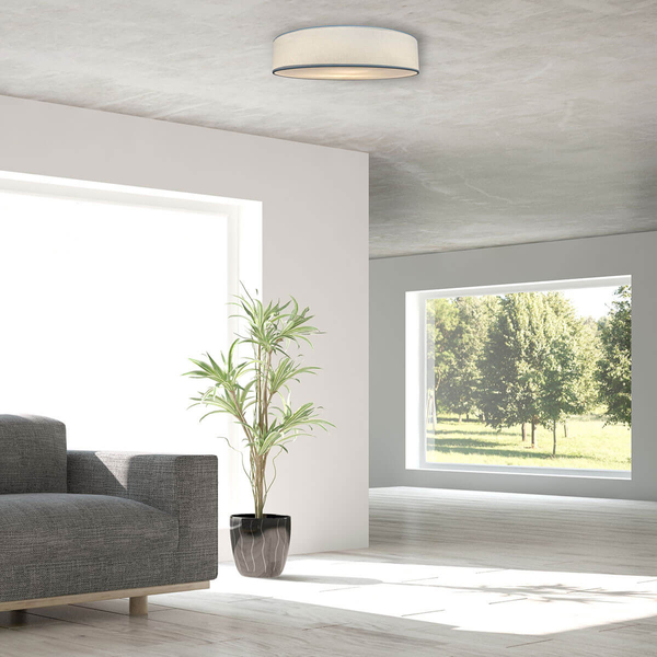 Okrągły plafon Alto LP-81008/3C WH Light Prestige abażurowy biały