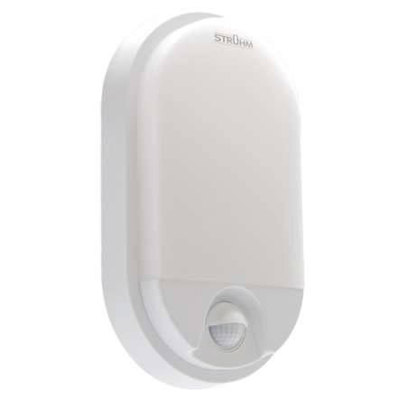 Elewacyjna lampa PEDRO 03793 Ideus zewnętrzna OPRAWA LED 15W 4000K z czujnikiem IP54 biała