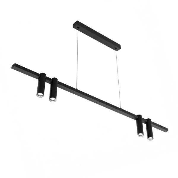 Designerska zwisająca lampa Kona 1637 LED 30W 3000-6000K czarny