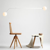 Modernistyczna lampa wisząca PURE 1064H Aldex szklane kule zwis biały