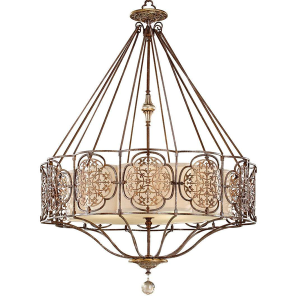 LAMPA wisząca Marcella MARCELLA FE/MARCELLA4 Elstead FEISS dekoracyjna OPRAWA żyrandol metalowy brąz