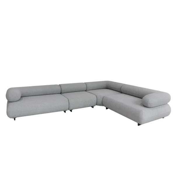 Narożnik ogrodowy ALEXANDER MM001501100423 szary tapicerowany 330cm