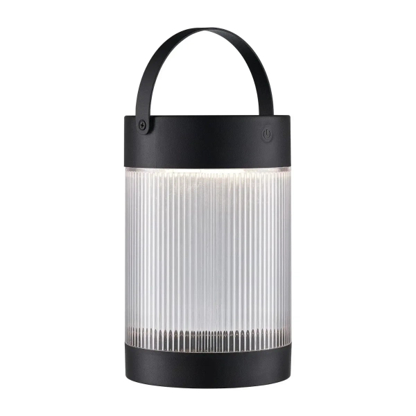 Lampka stołowa solarna tuba Coupar 2518215003 IP44  ściemnialna czarny