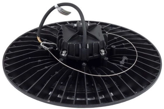 Lampa przemysłowa LED HBJ100NW 100W okrągła czarna