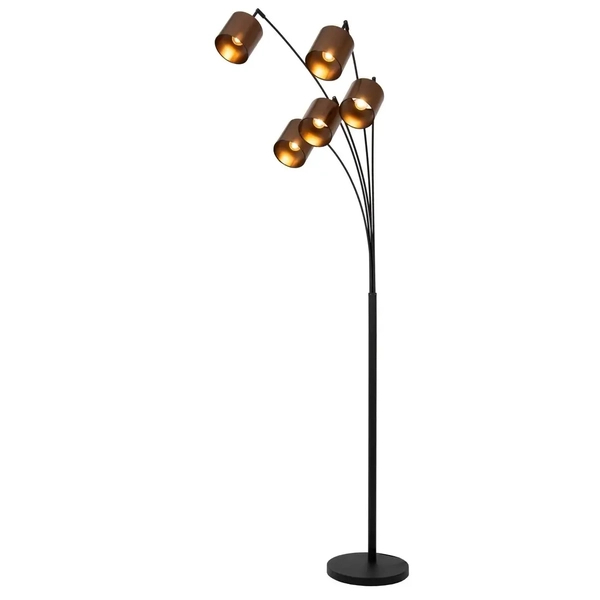 Wielopunktowa lampa podłogowa RANKOS 05747/85/30 Lucide czarny