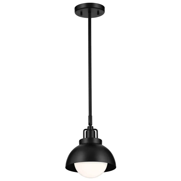 Lampa wisząca/ścienna/sufitowa Niva KL-NIVA-1W-1P-BK metalowa biała czarna