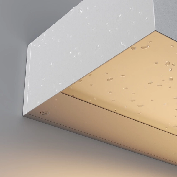 Lampa ścienna zewnętrzna Lot O428WL-L10W3K LED 10W 3000K IP65 biała