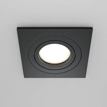 Lampa podtynkowa z regulacją Atom DL024-2-01B do salonu czarny