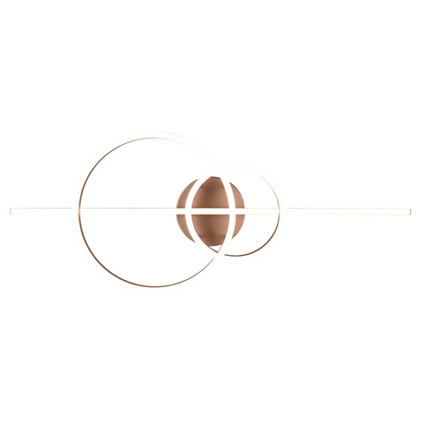 Sufitowa lampa okragła MONTILLA 643010365 LED 54W 2700-6000K pilot brązowy