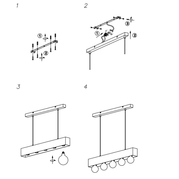 Modernistyczna LAMPA wisząca COUTURE 107037 Markslojd metalowa OPRAWA zwis belka listwa czarna