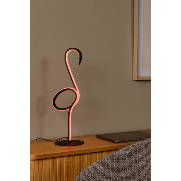 Stołowa lampka FLAMINGO 05545/06/99 LED 5,5W RGB z pilotem czarna