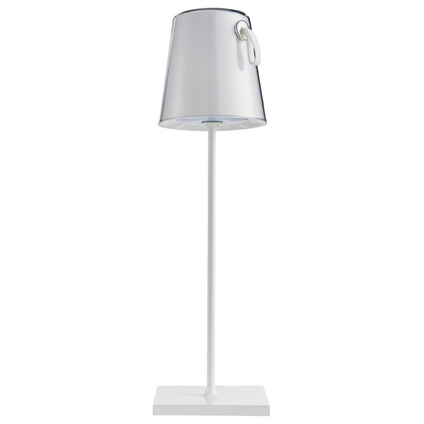 Ogrodowa lampa stołowa Ostap TB-2749-WH Italux LED 5W 3000K+RGB IP54 biała