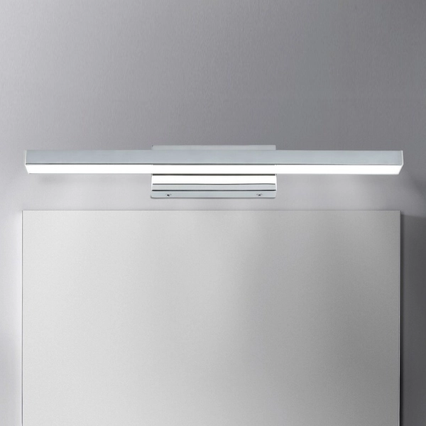 Kinkiet LAMPA łazienkowa JOHN 5897 Rabalux metalowa OPRAWA belka ścienna LED 12W 4000K IP44 chrom biała