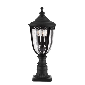 Lampa stojąca zewnętrzna FE-EB3-M-BLK dekoracyjna czarna