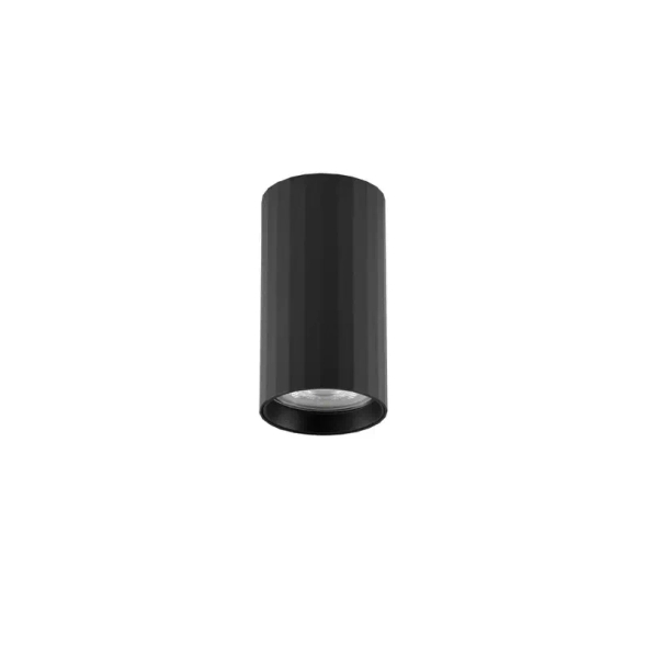Sufitowa lampa ryflowana CARLOS czarna LE44394 1xGU10 tubka downlight