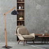 Stojąca lampa skandynawska regulowana Boho 5582 TK Lighting drewniana czarna