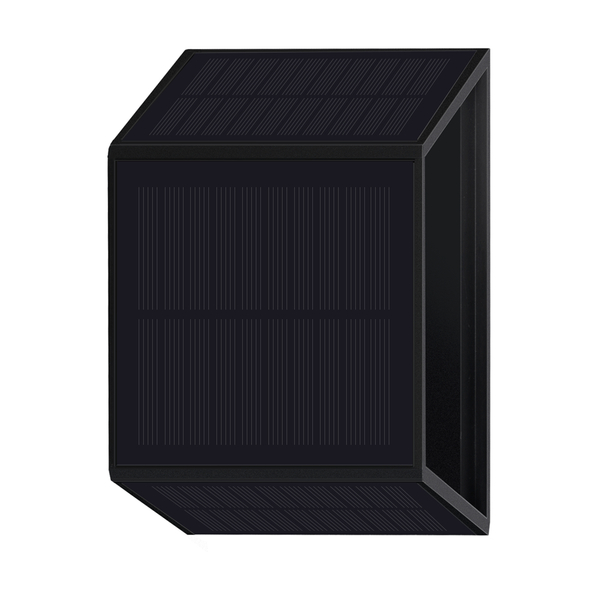 Solarny kinkiet Wings EKO9097 Ekolight LED 2W 3000K zewnętrzny IP54 czarny