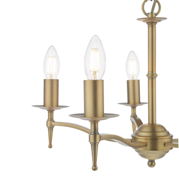 Żyrandol regulowany Marble MAR0545-EH Dar Lighting świecznikowy zwis mosiężny