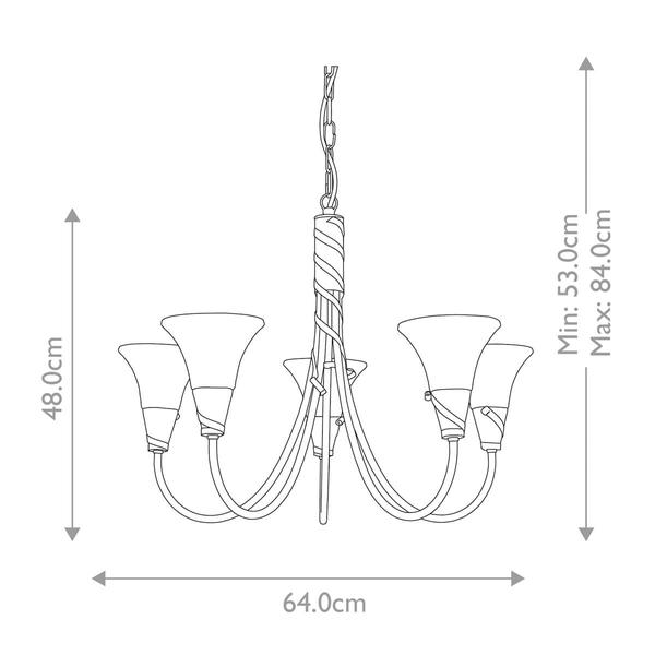 Jadalniana lampa wisząca EM5-COPPER vintage miedziana