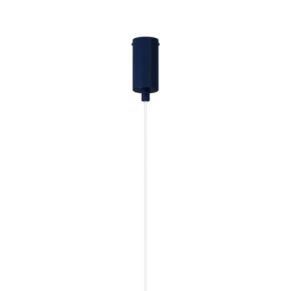 Lampa wisząca granatowa SOPEL 1xG9 do jadalni tuba metalowa 41826