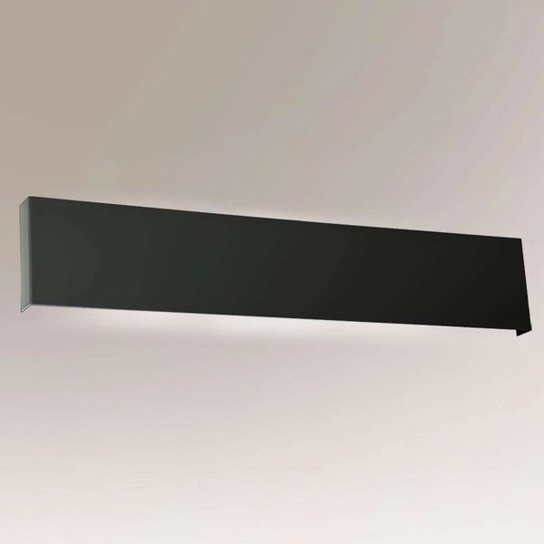 Kinkiet LAMPA ścienna KITAMI 4413 Shilo metalowa OPRAWA przyścienna prostokątna czarna