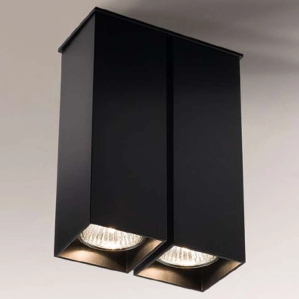 Spot LAMPA sufitowa TODA Shilo 1105 natynkowa OPRAWA DOWNLIGHT czarny