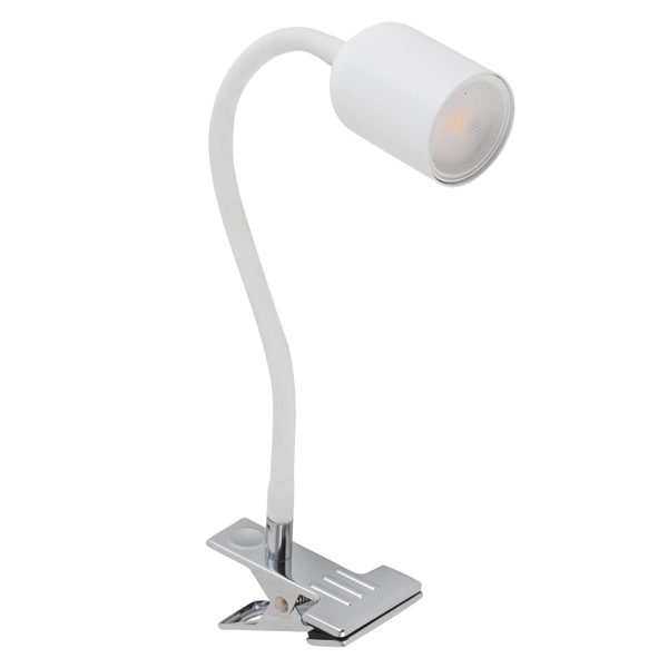 Lampka biurkowa z klipsem Top 4559 TK Lighting na wysięgniku metalowa biała