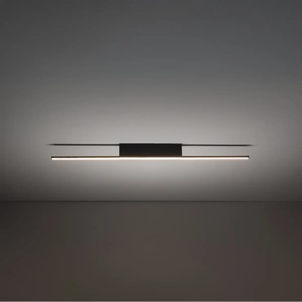 Sufitowa lampa do salonu GIAVELLOTTO 11886 LED 18W 3000K podłużna czarna