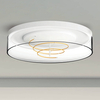 Plafon szklany Nolan 1004 Zumaline LED 17W 2700K ściemnialny przezroczysty